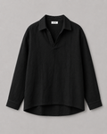 Black Haven Linen Tee