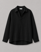 Black Haven Linen Tee