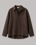 Brown Haven Linen Tee
