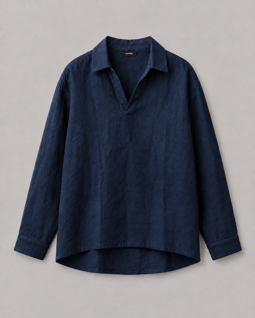 Navy Blue Haven Linen Tee